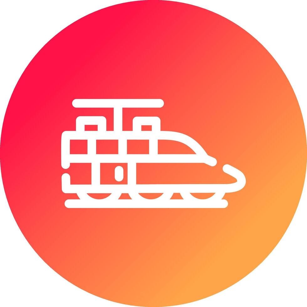 diseño de icono creativo de tren vector