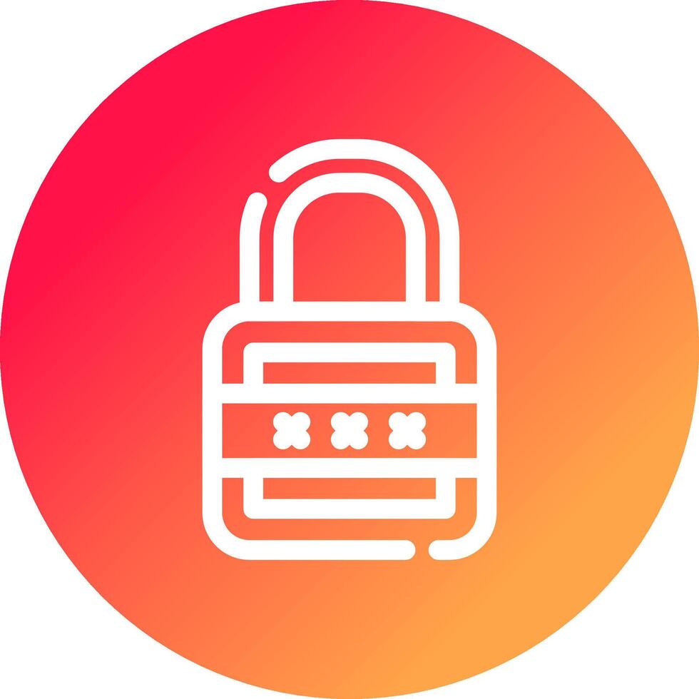 Lock Creative Icon Design vector