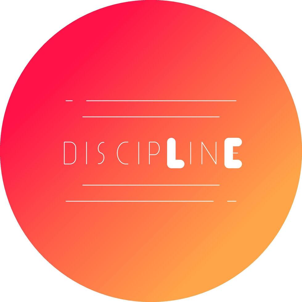 disciplina creativo icono diseño vector