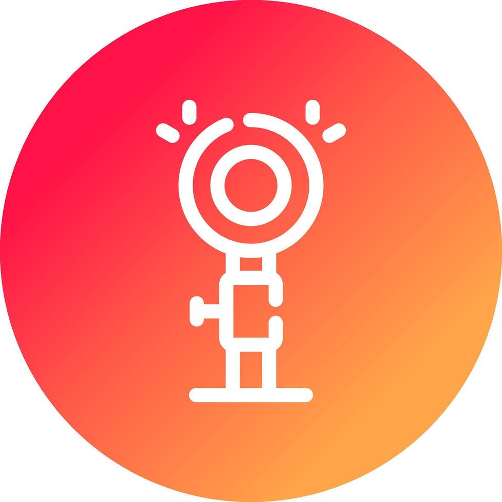 Light Creative Icon Design vector