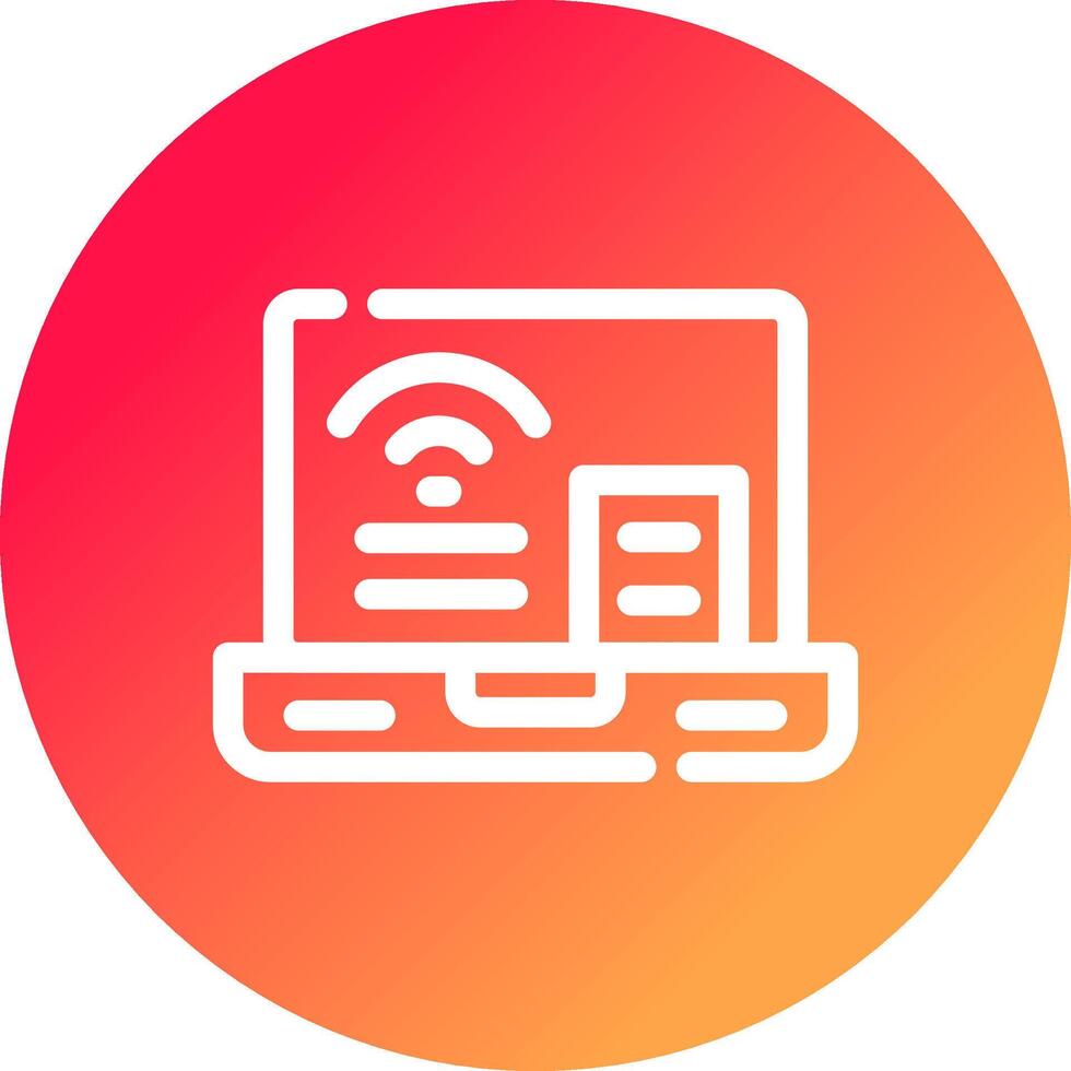 Wifi Connection Creative Icon Design vector