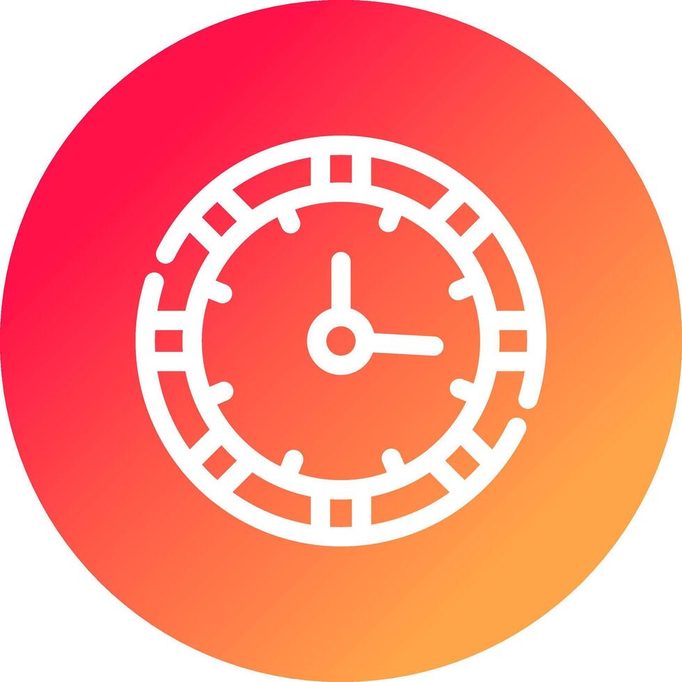 Clock Creative Icon Design vector
