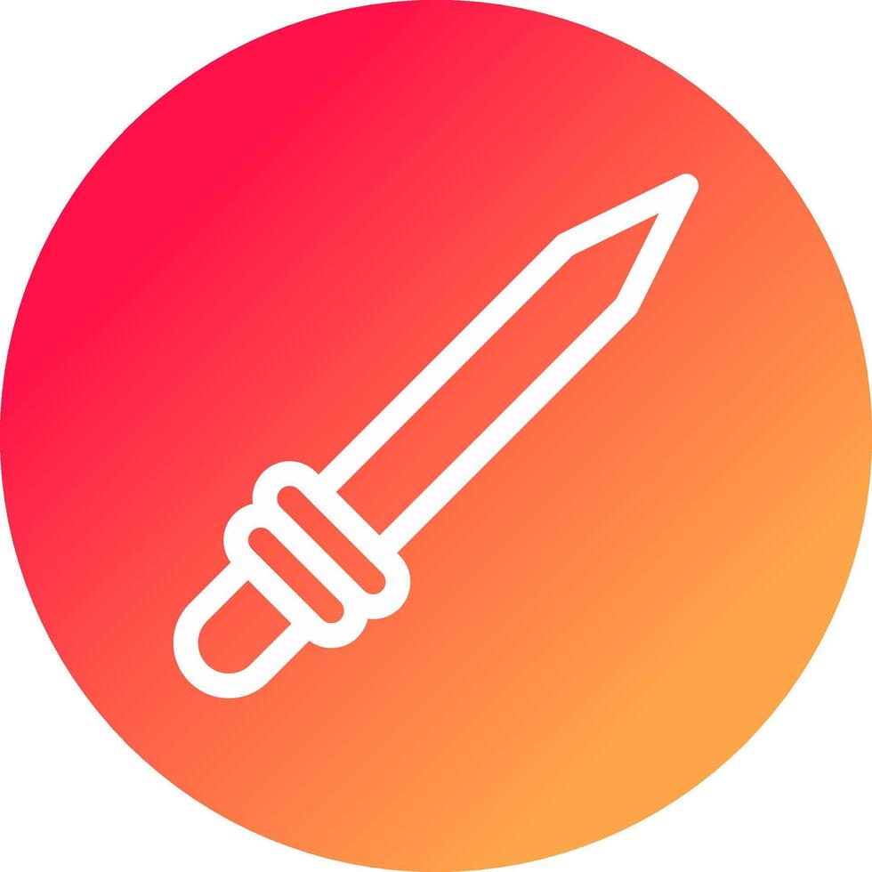 Balloon Sword Creative Icon Design vector