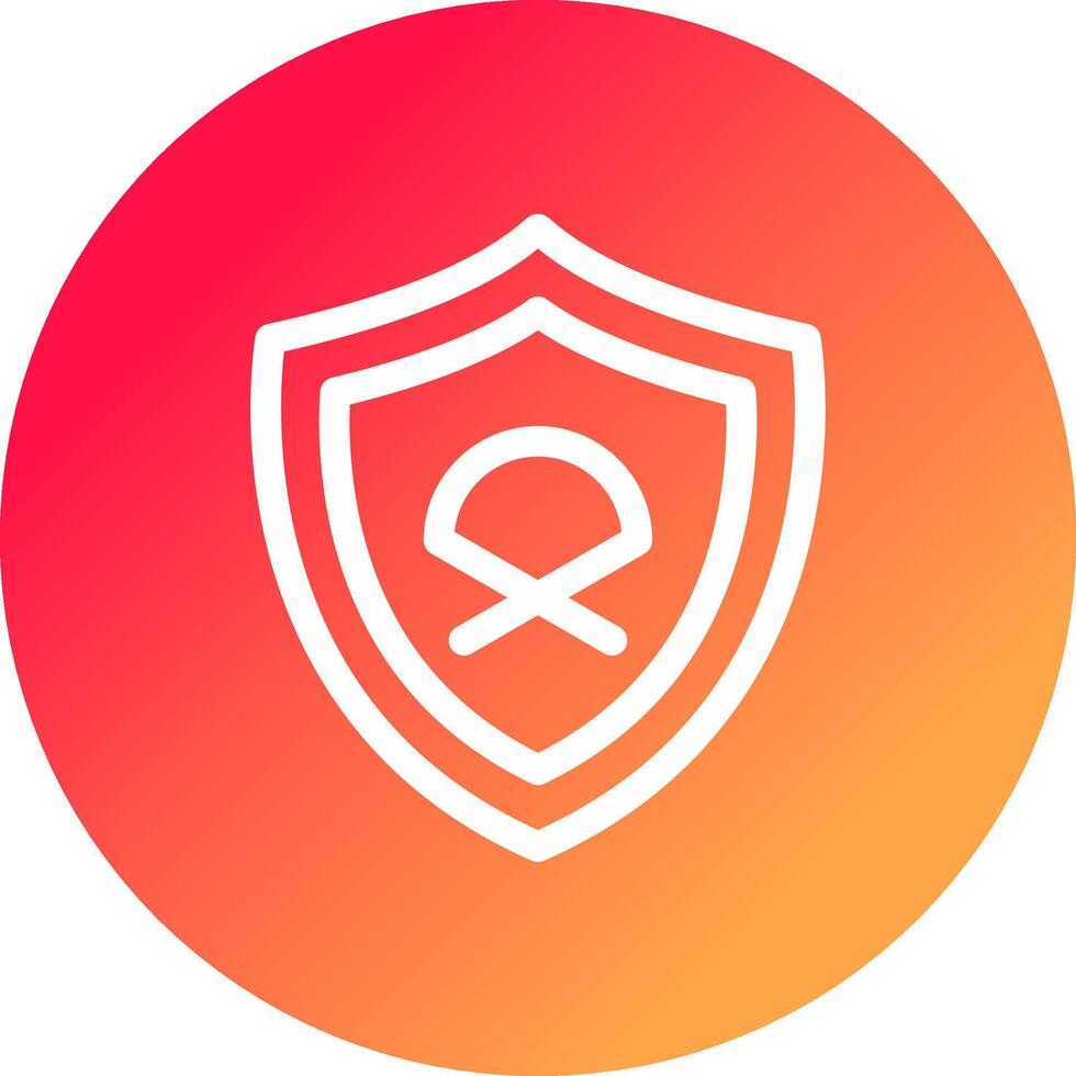 Shield Creative Icon Design vector