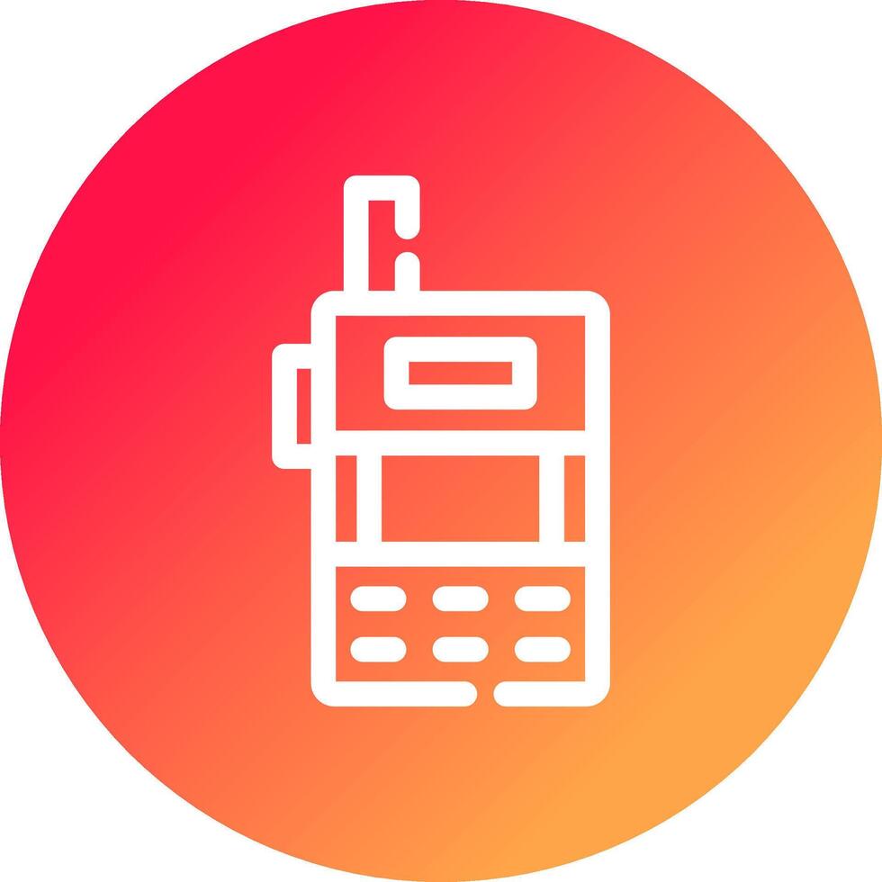 Transceiver Creative Icon Design vector