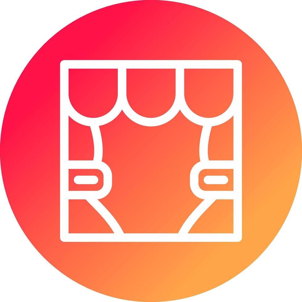 Stage Creative Icon Design vector
