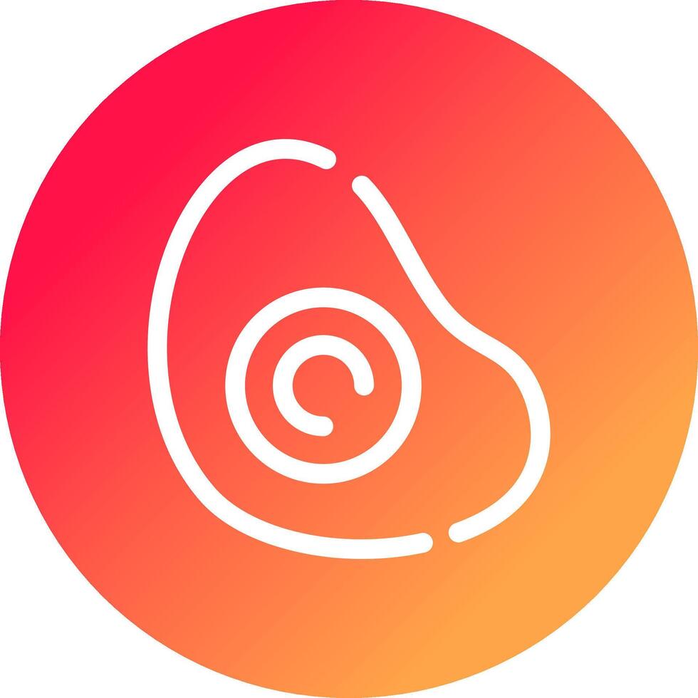Fried Egg Creative Icon Design vector
