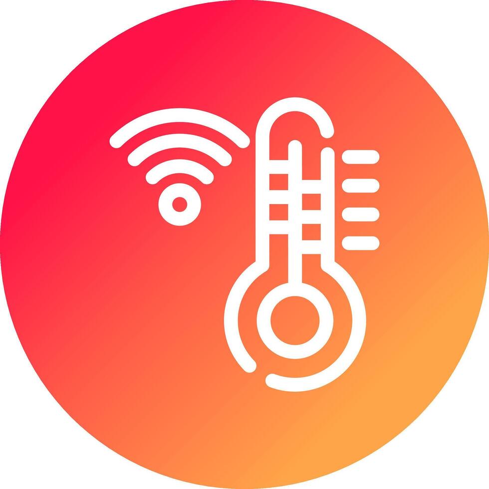 Thermostat Creative Icon Design vector