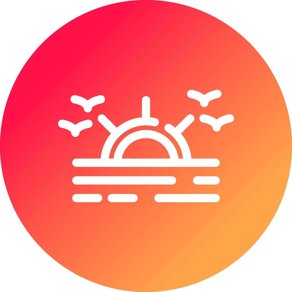 Sunrise Creative Icon Design vector