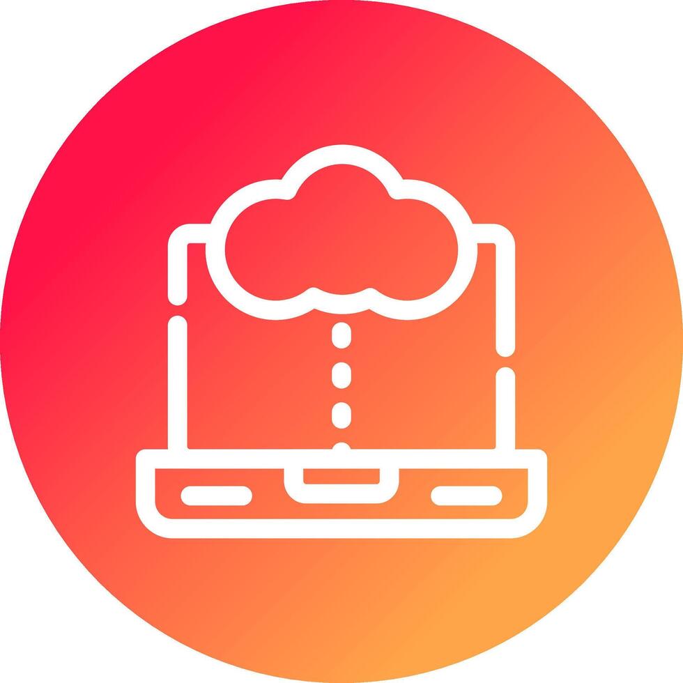 diseño de icono creativo de nube vector