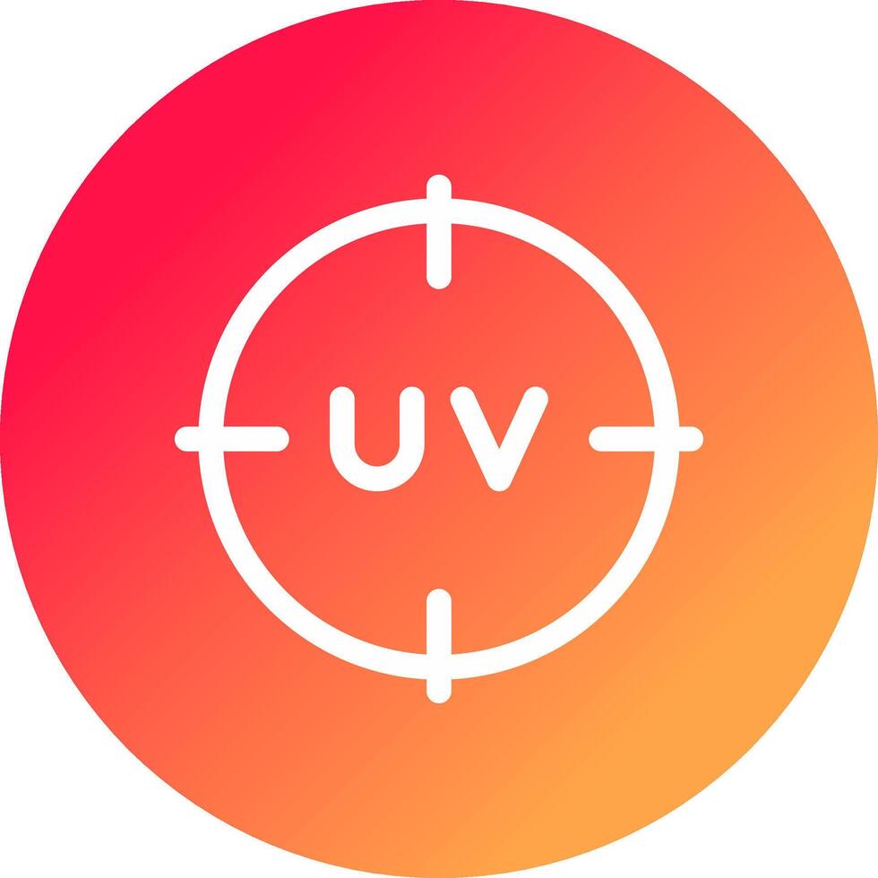 Uv Creative Icon Design vector