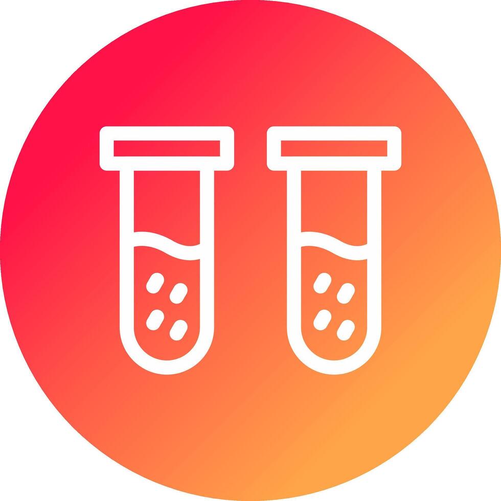 Test Tube Creative Icon Design vector