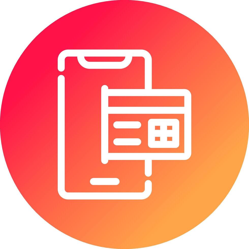 Online Payment Creative Icon Design vector