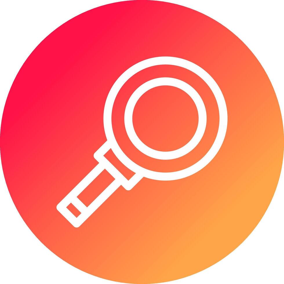 Magnifying Creative Icon Design vector