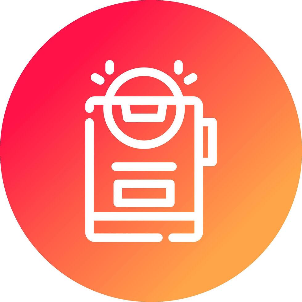 Light Creative Icon Design vector