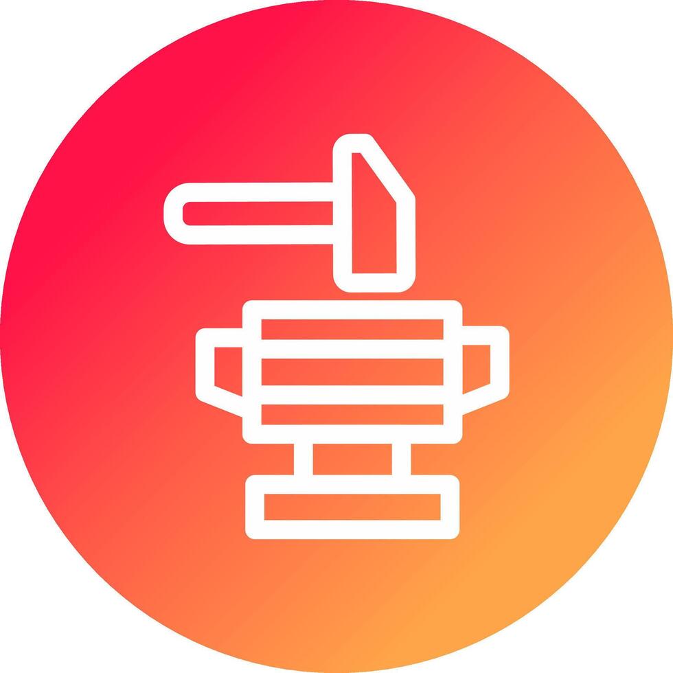 Blacksmith Creative Icon Design vector