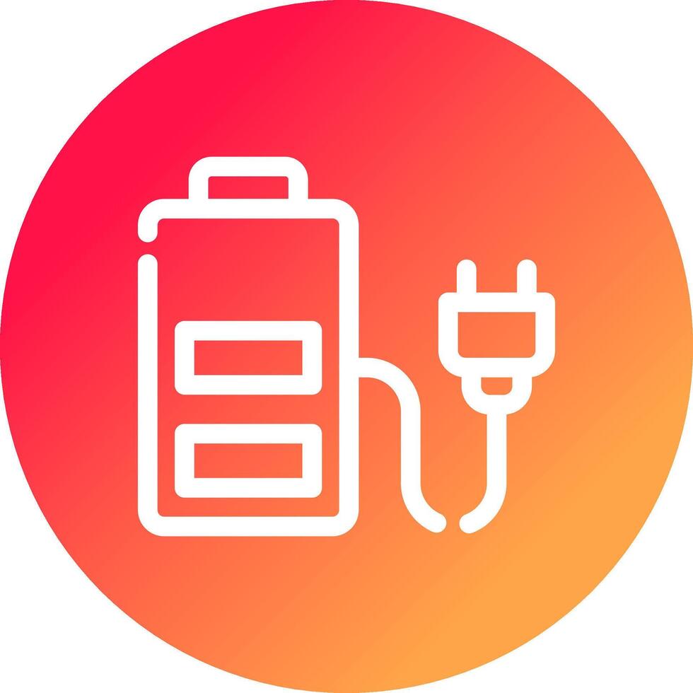 Charging Creative Icon Design vector