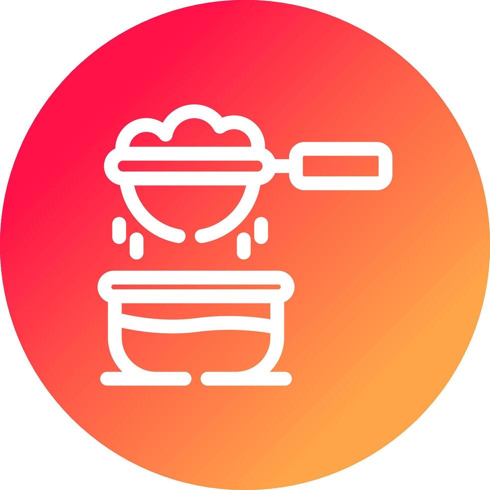 Strainer Creative Icon Design vector