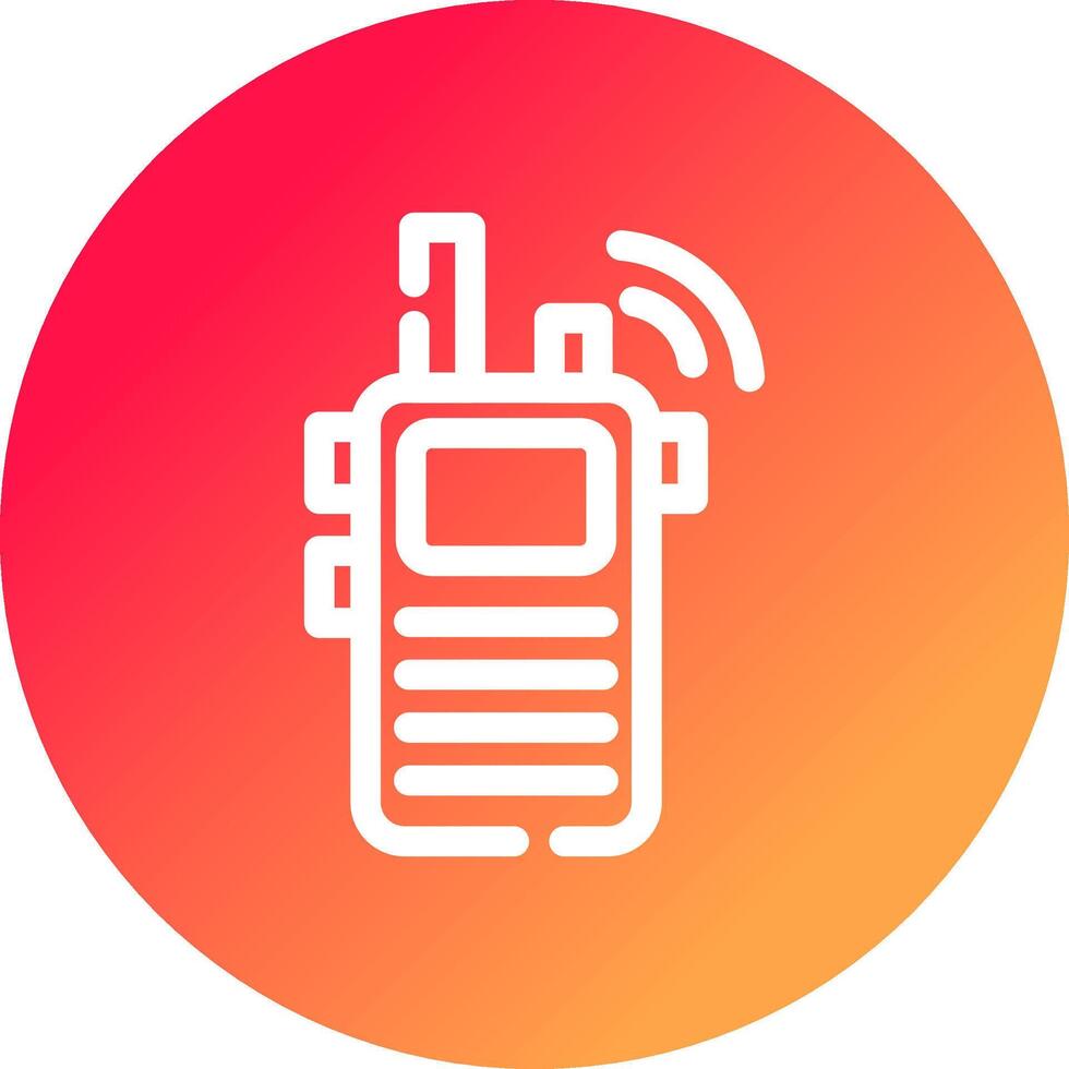 Walkie Talkies Creative Icon Design vector