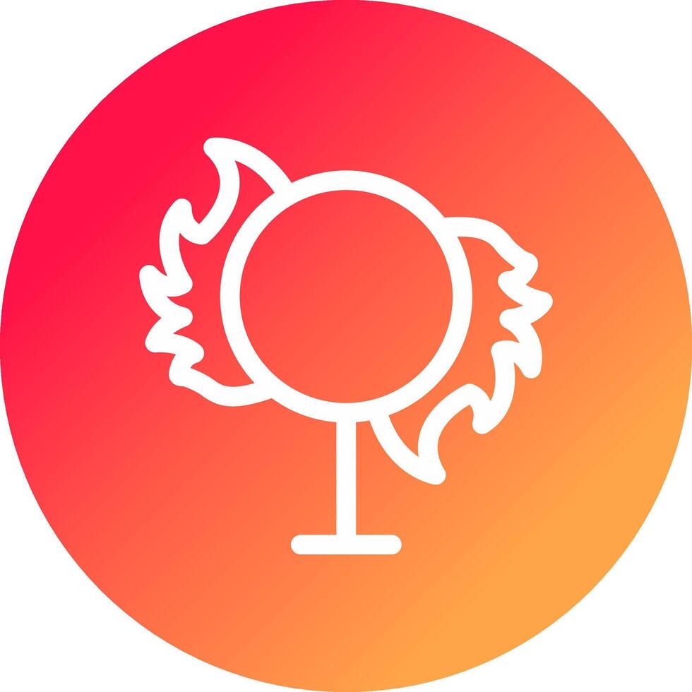 Fire Ring Creative Icon Design vector