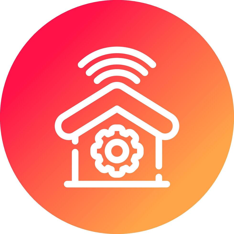 Home Automation Creative Icon Design vector