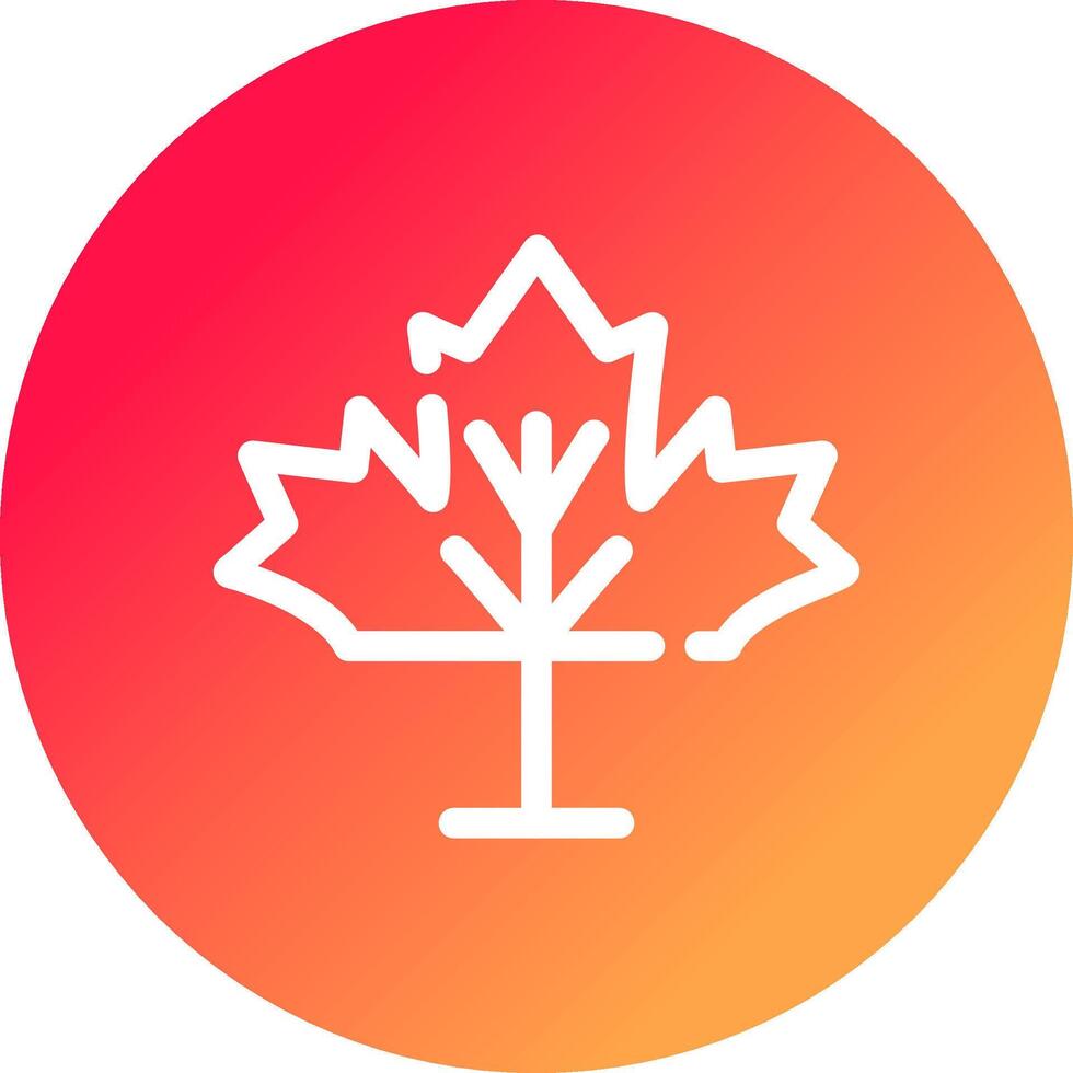 Autumn Tree Creative Icon Design vector