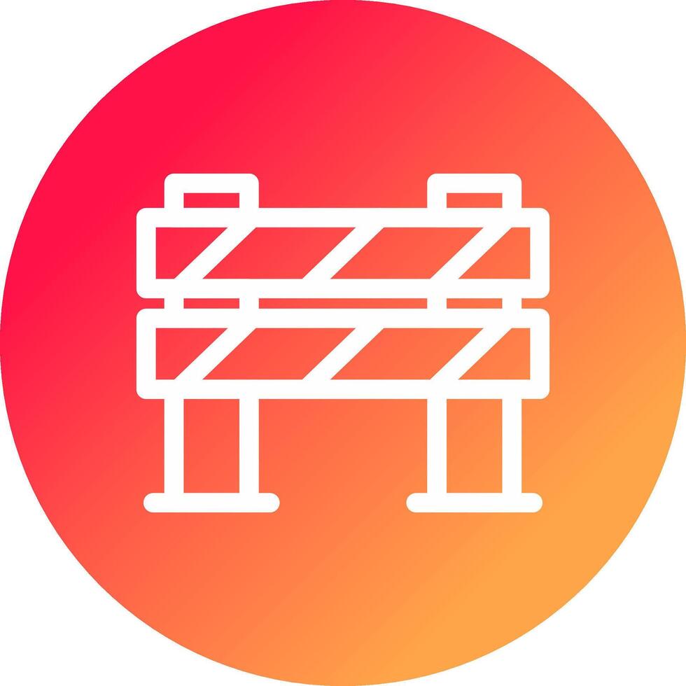 Barrier Creative Icon Design vector