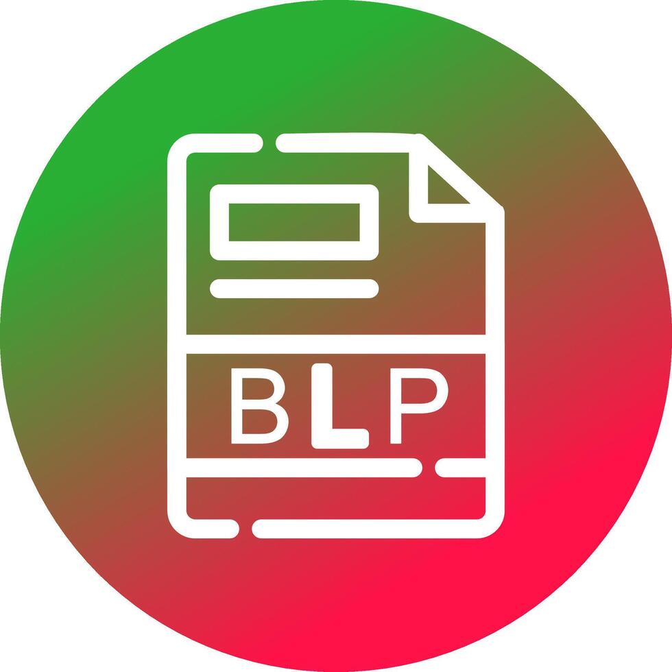 BLP Creative Icon Design vector