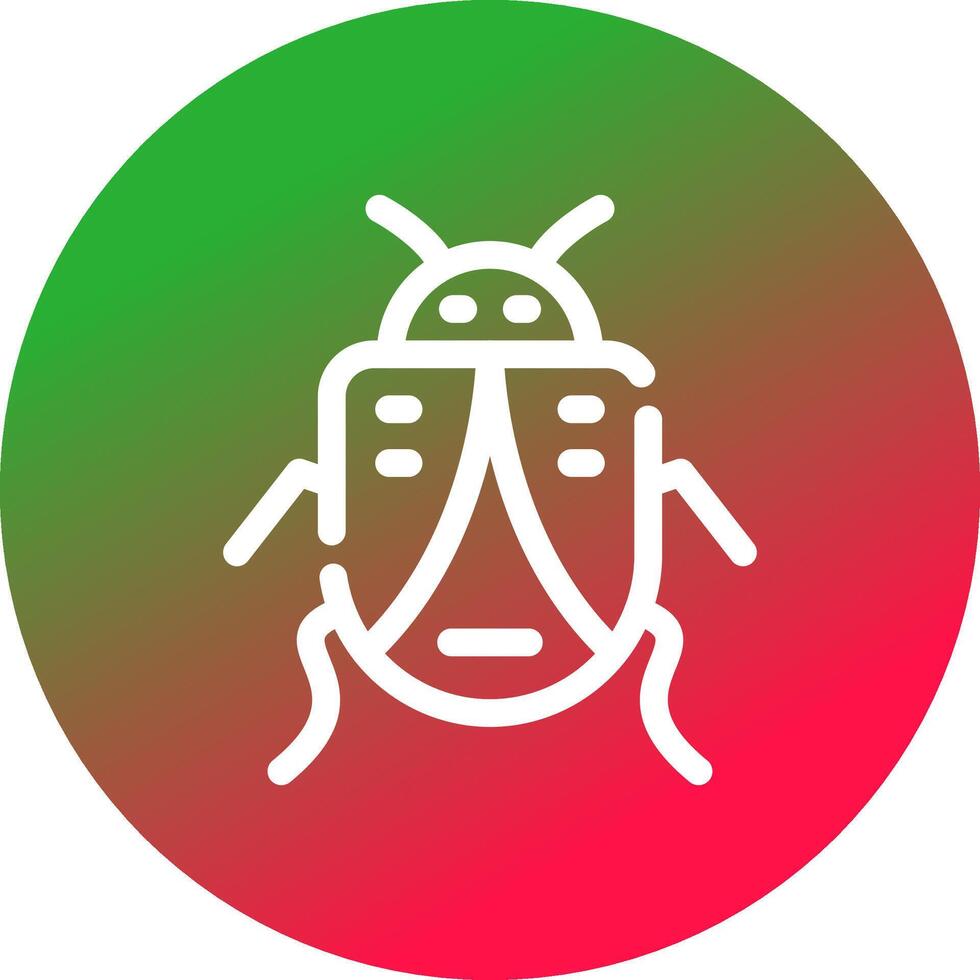 Bug Creative Icon Design vector