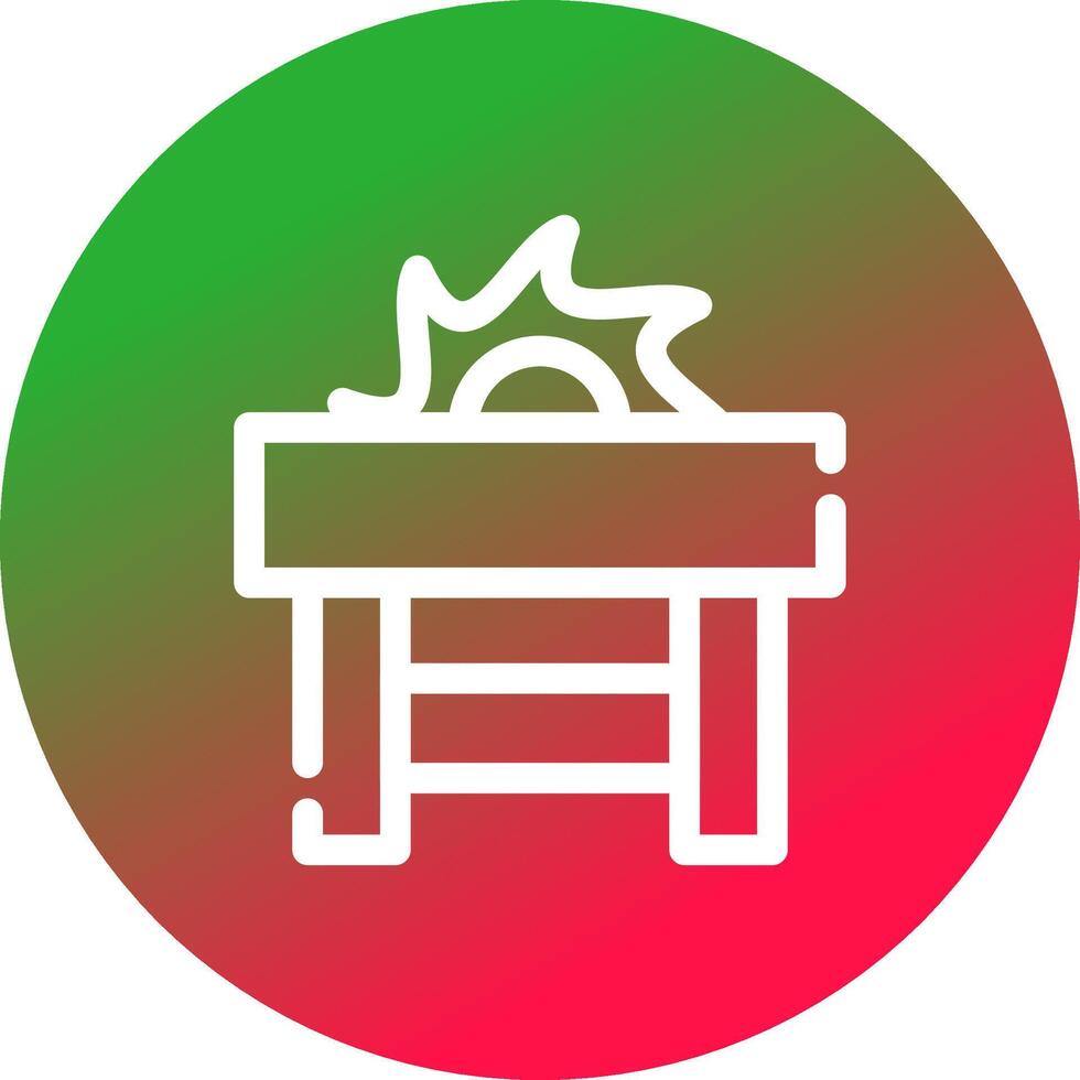 Saw Blade Creative Icon Design vector