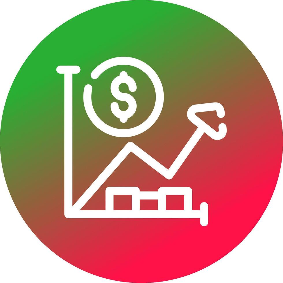 Income Settings Creative Icon Design vector