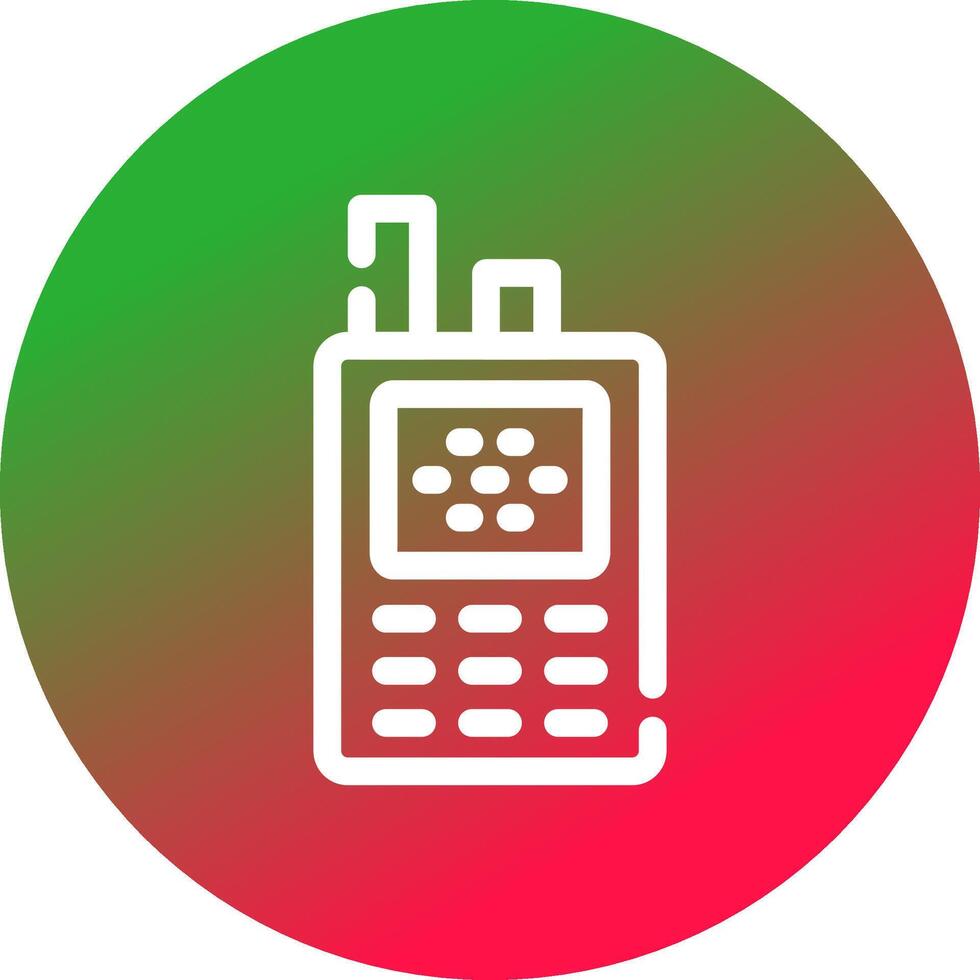 Walkie Talkie Creative Icon Design vector