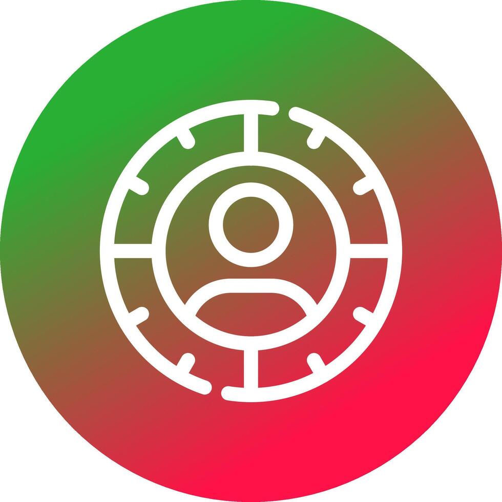 Target Audience Creative Icon Design vector