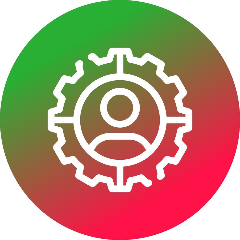 Personalization Creative Icon Design vector