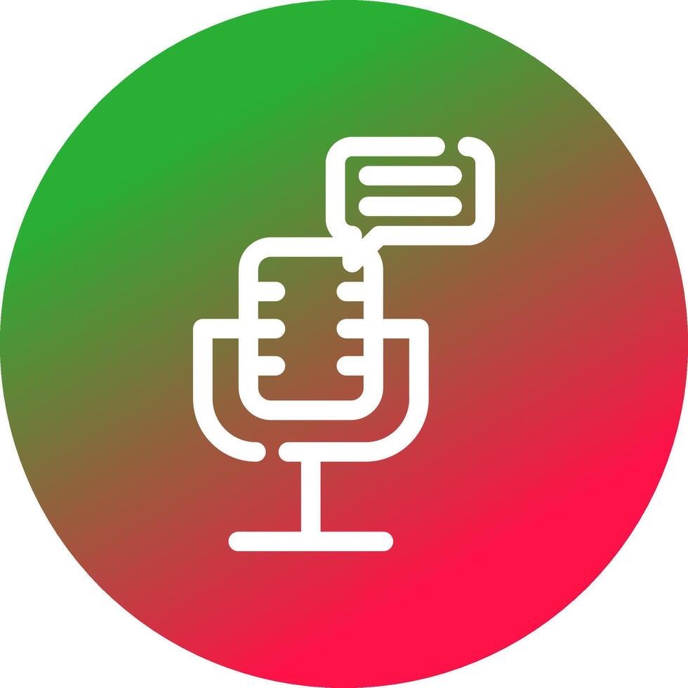 Podcast Creative Icon Design vector