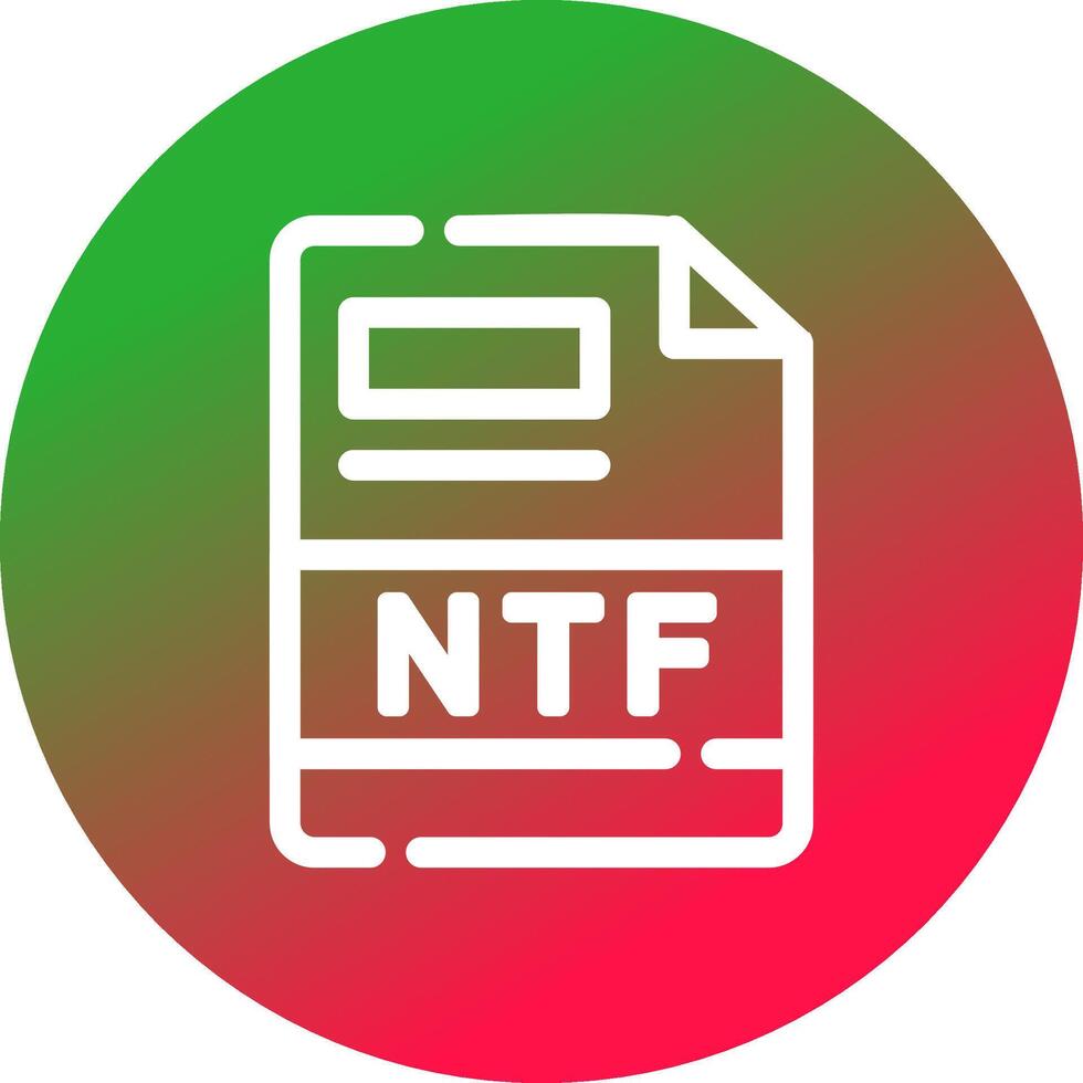 NTF Creative Icon Design vector