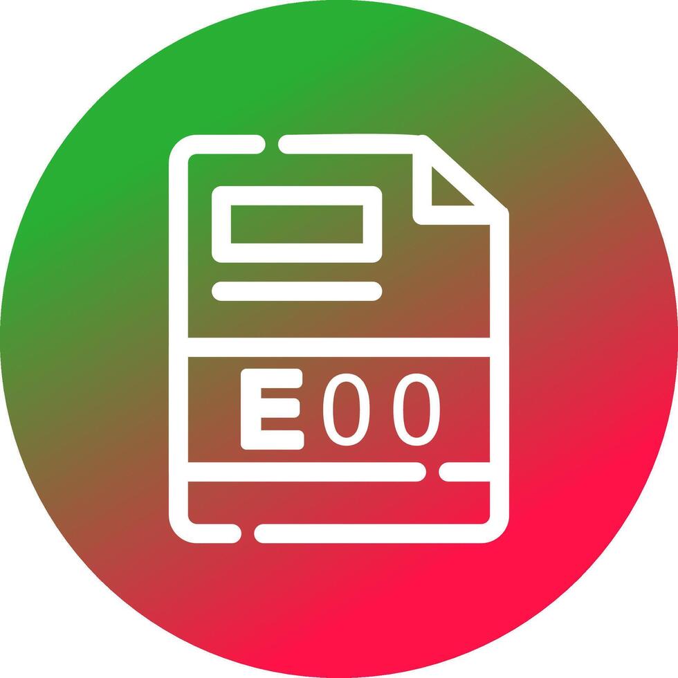 E00 Creative Icon Design vector