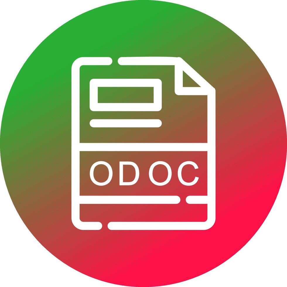 odoc creativo icono diseño vector