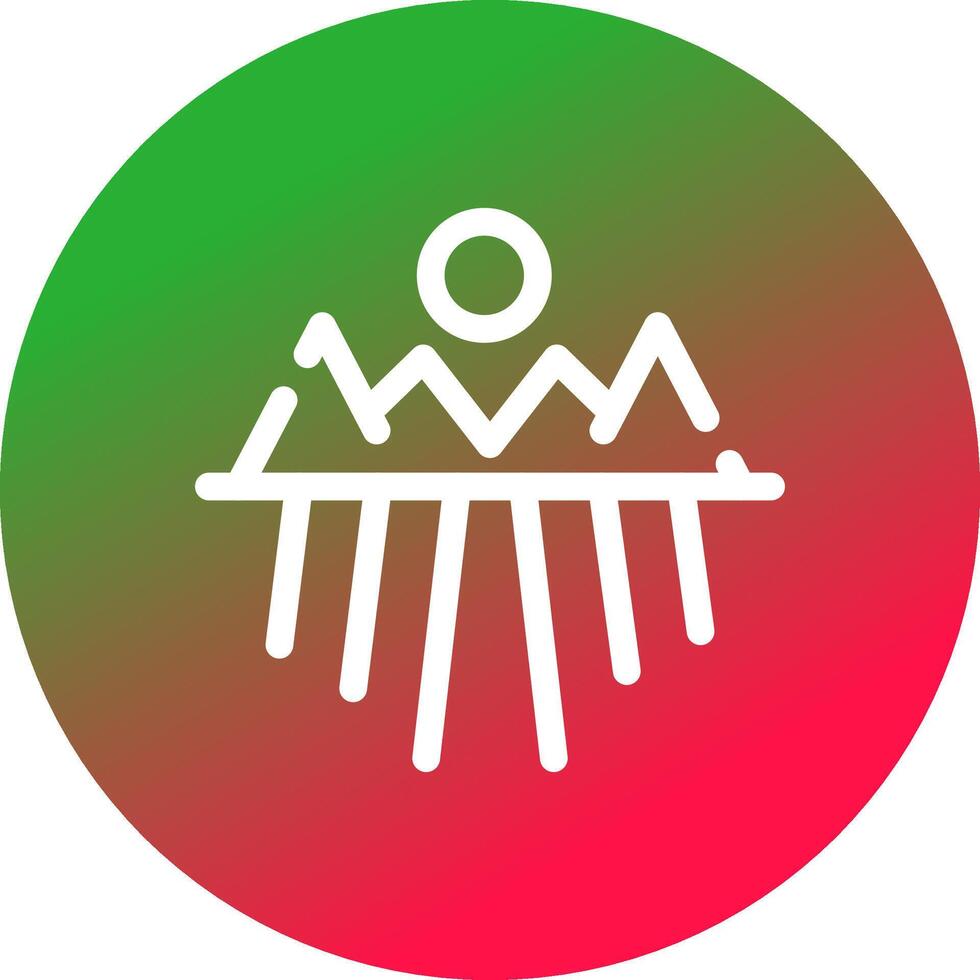 Field Creative Icon Design vector