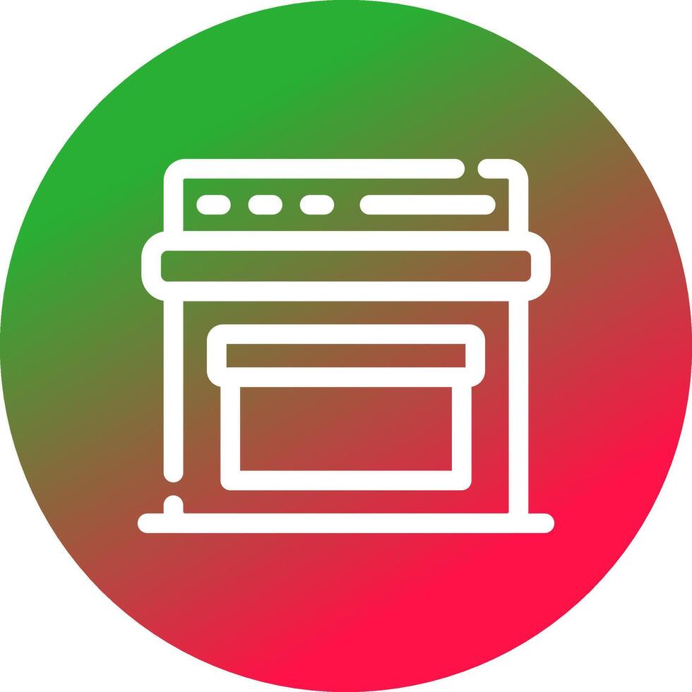 Oven Creative Icon Design vector