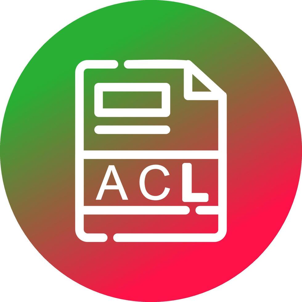 ACL Creative Icon Design vector