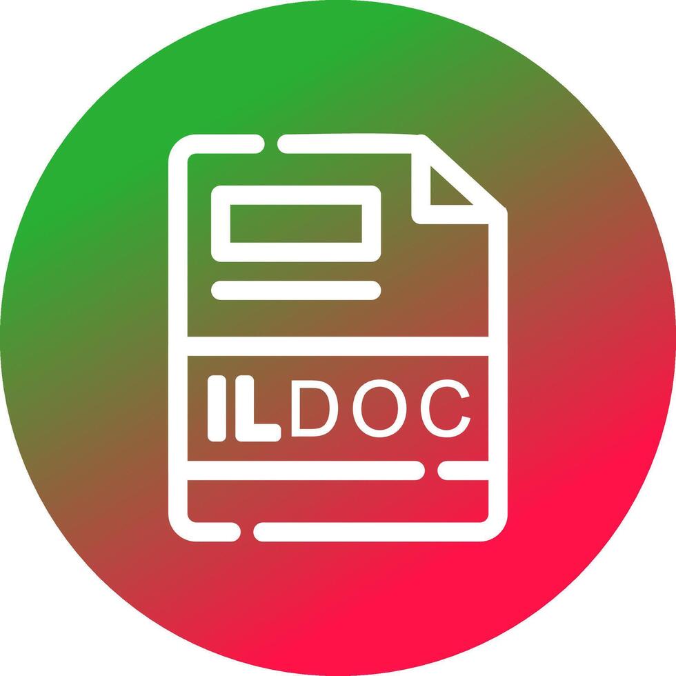 ildoc creativo icono diseño vector