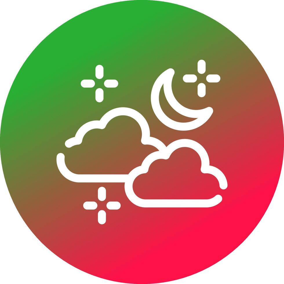 nublado clima creativo icono diseño vector