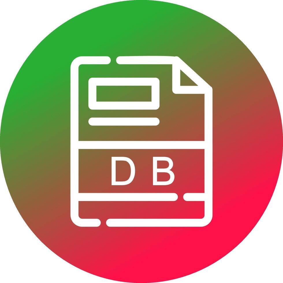 DB Creative Icon Design vector