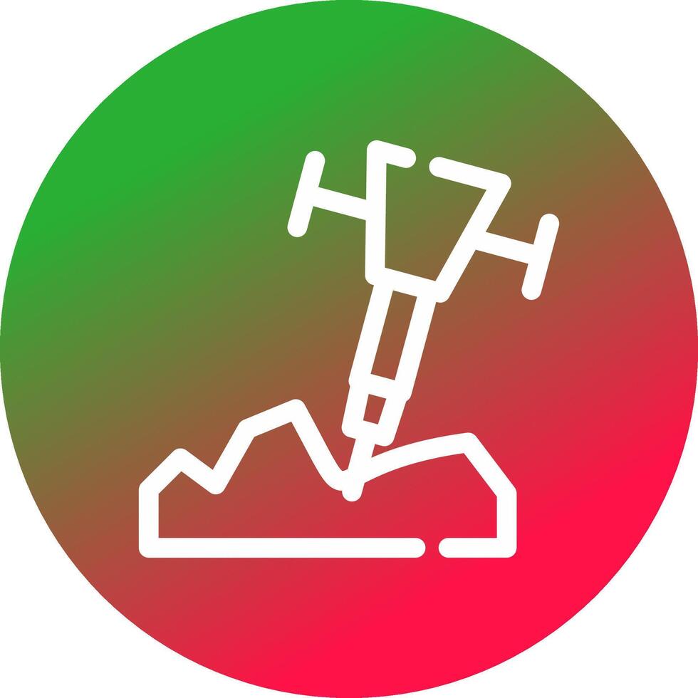 Drill Creative Icon Design vector