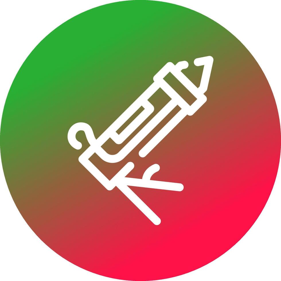 diseño de icono creativo de pistola de calafateo vector