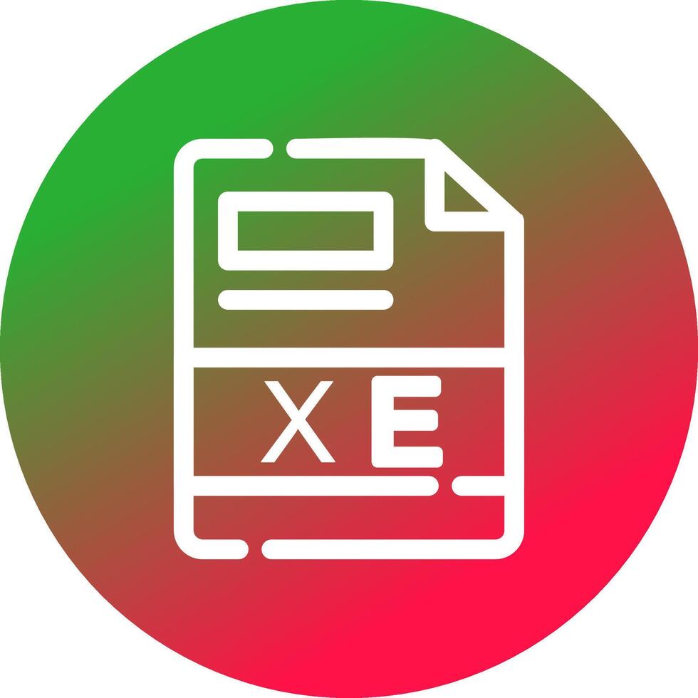 XE Creative Icon Design vector