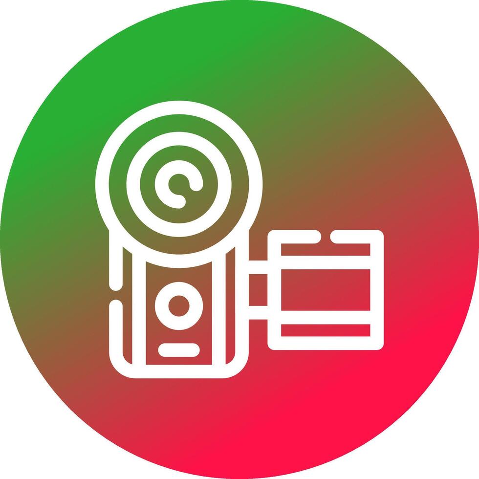 Camera Creative Icon Design vector