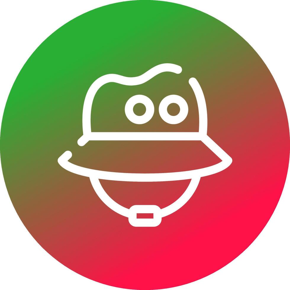 diseño de icono creativo de sombrero vector