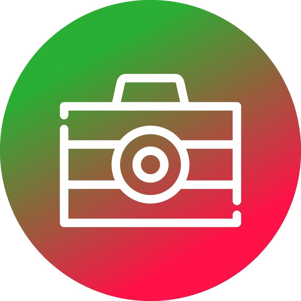 Camera Creative Icon Design vector